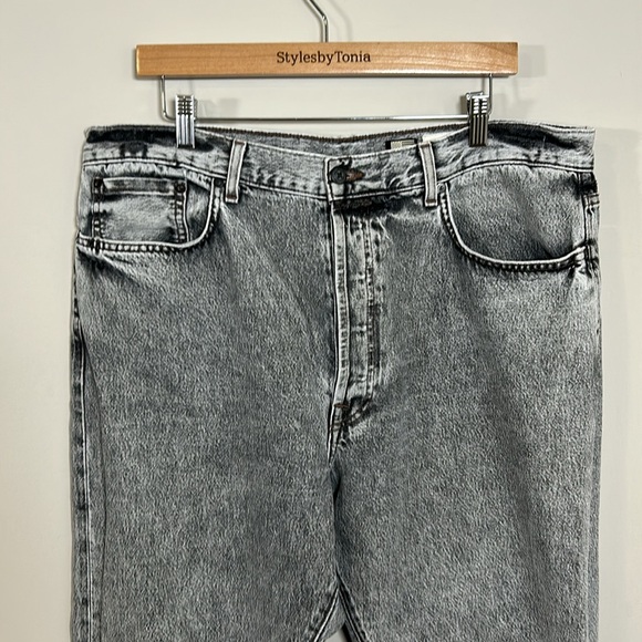 Imogene and Willie Harper Jean Harden Grey Wash Jeans Vidalia Mills Sz 34 - Picture 4 of 16